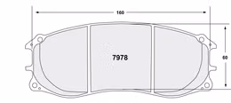 7978.08.30.44, PFC 7978.08.30.44 Brake pads RACE 08 CMPD 30MM front PORCHE 991 GT3R ZR78 PFC в ОАЭ, Дубай. Состояние - новое. Цена 5 540 AED. Фото, контакты продавца | AUTO.AE
