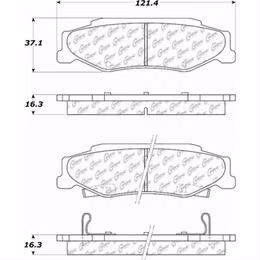 CEB-301-07320, Centric Premium Ceramic Brake Pads for 1997-2013 CORVETTE, 2004-2009 XLR - 301.07320 في الإمارات, دبي. Condition - new. Price 110 AED. Photo, seller contacts | AUTO.AE