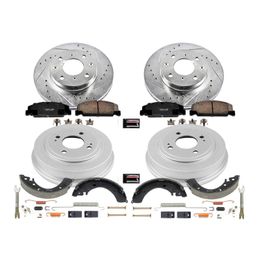 PWR-K15085DK, PowerStop Z23 Evolution Sport Disc and Drum Brake Upgrade Kits for 1996-2000 CIVIC - K15085DK في الإمارات, دبي. Condition - new. Price 1,370 AED. Photo, seller contacts | AUTO.AE