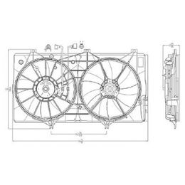 BDY-LX3115113, Body Parts Replacement Electric Cooling Fans for 2007-2011 CAMRY, 2007-2012 ES350, 2009-2014 VENZA - LX3115113 في الإمارات, دبي. Condition - new. Price 590 AED. Photo, seller contacts | AUTO.AE