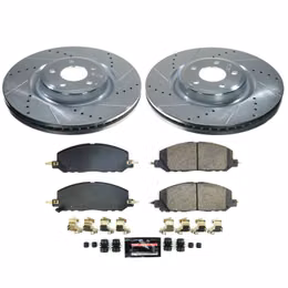 PWR-K8673, PowerStop Z23 Evolution Sport Brake Upgrade Kits for 2020-2025 POLICE INTERCEPTOR UTILITY, EXPLORER, 2020-2023 AVIATOR - K8673 in UAE, Dubai. Condition - new. Price 1,400 AED. Photo, seller contacts | AUTO.AE