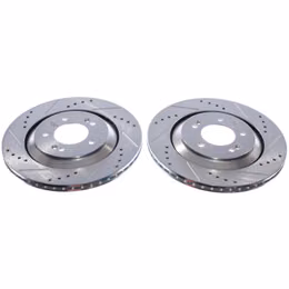 PWR-JBR1937XPR, PowerStop Evolution Drilled and Slotted Rotors for 2022-2026 ELANTRA N, 2022-2023 KONA N, 2019-2022 VELOSTER N - JBR1937XPR in UAE, Dubai. Condition - new. Price 480 AED. Photo, seller contacts | AUTO.AE