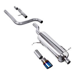 SSXFD400, MILLTEK SSXFD400 Filter-Back Exhaust, 2.37" (Blue Titanium GT-90 Trim) for FORD Fiesta ST-Line 155ps Hybrid OPF/GPF 2020- in UAE, Dubai. Condition - new. Price 5,410 AED. Photo, seller contacts | AUTO.AE
