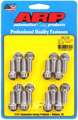 400-1205, ARP 400-1205 Header Bolt & Stud Kit for Universal. drilled. 0.750˝ UHL. 16 pieces в ОАЭ, Дубай. Состояние - новое. Цена 390 AED. Фото, контакты продавца | AUTO.AE