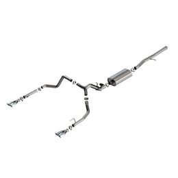 140992, BORLA 140992 Cat-Back Exhaust System 2.75" Touring (3.5" x 3.28" Bright Chrome Tips) for CHEVROLET Silverado 1500 2024 / GMC Sierra 1500 2024 in UAE, Dubai. Condition - new. Price 8,710 AED. Photo, seller contacts | AUTO.AE
