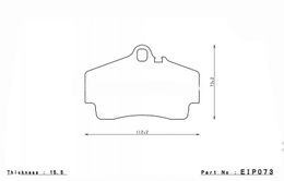 EIP073MX72, ENDLESS EIP073MX72 Rear brake pads PORSCHE 911(997)3.6 CAR/4 CAY(987)3.4S/3.4R/BOXT.986 في الإمارات, دبي. Condition - new. Price 1,170 AED. Photo, seller contacts | AUTO.AE