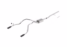 140536BC, BORLA 140536BC Cat Back Exhaust System, Silverado / Sierra V8-5.3L, Ext. Cab Standard Bed (78.7") Crew Cab Short Bed (69.3") 143.5" WB, Tip №49, 2014-16, sound S-Type in UAE, Dubai. Condition - new. Price 8,490 AED. Photo, seller contacts | AUTO.AE