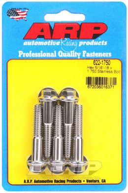 622-1750, ARP 622-1750 SAE Bolt Kit 5/16-18 x 1.750 hex SS bolts в ОАЭ, Дубай. Состояние - новое. Цена 220 AED. Фото, контакты продавца | AUTO.AE