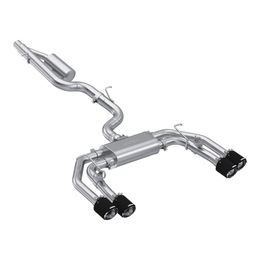 S46193CF, MBRP S46193CF Cat-Back 3" Armor Pro (T304 Stainless Steel / Quad with Carbon End Tips) for AUDI S3 (8Y) 2022- в ОАЭ, Дубай. Состояние - новое. Цена 9 480 AED. Фото, контакты продавца | AUTO.AE