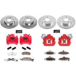 PWR-KC1535-26, PowerStop Z26 Street Warrior Brake Upgrade Kits with Calipers for 1994-1997 CAMARO, FIREBIRD - KC1535-26 في الإمارات, دبي. Condition - new. Price 4,950 AED. Photo, seller contacts | AUTO.AE