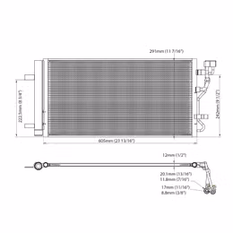 RCG-31-30146, Reach Cooling Air Conditioning Condensers for 2020-2022 SOUL, 2019-2021 VELOSTER - 31-30146 in UAE, Dubai. Condition - new. Price 440 AED. Photo, seller contacts | AUTO.AE