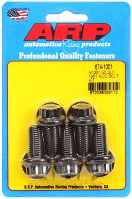 674-1001, ARP 674-1001 Metric Thread Bolt Kit M12 x 1.50 x 25 12pt black oxide bolts в ОАЭ, Дубай. Состояние - новое. Цена 210 AED. Фото, контакты продавца | AUTO.AE
