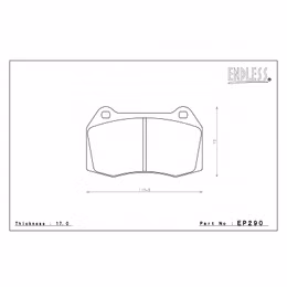 EP290MX72, ENDLESS EP290MX72 (EP400)Front brake pads NISSAN SKYLINE R32 V-Spec/R33/R34 ALL(93-01) в ОАЭ, Дубай. Состояние - новое. Цена 1 110 AED. Фото, контакты продавца | AUTO.AE