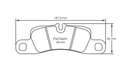 4918-RSL29, PAGID 4918-RSL29 Rear brake pads RSL29PORSCHE 718 Cayman GTS 4.0 [982] / 991.2 3.0 Carrera [iron brakes] في الإمارات, دبي. Condition - new. Price 1,960 AED. Photo, seller contacts | AUTO.AE