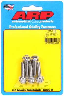 711-1000, ARP 711-1000 SAE Bolt Kit 1/4-28 x 1.000 12pt SS bolts в ОАЭ, Дубай. Состояние - новое. Цена 200 AED. Фото, контакты продавца | AUTO.AE