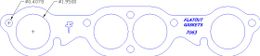 FOG-7063S, Flatout Gaskets Header Gaskets 7063S في الإمارات, دبي. Condition - new. Price 240 AED. Photo, seller contacts | AUTO.AE