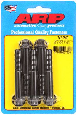742-2500, ARP 742-2500 SAE Bolt Kit 3/8-24 x 2.500 12pt black oxide bolts в ОАЭ, Дубай. Состояние - новое. Цена 210 AED. Фото, контакты продавца | AUTO.AE