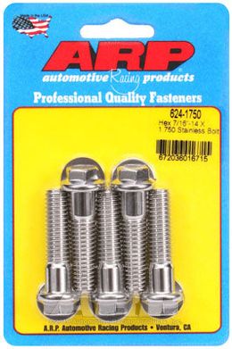 624-1750, ARP 624-1750 SAE Bolt Kit 7/16-14 X 1.750 hex 1/2 wrenching SS bolts في الإمارات, دبي. Condition - new. Price 250 AED. Photo, seller contacts | AUTO.AE