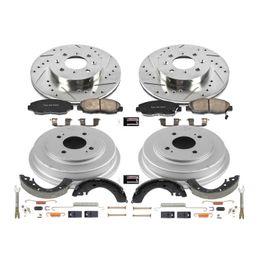 PWR-K15087DK, PowerStop Z23 Evolution Sport Disc and Drum Brake Upgrade Kits for 2001-2005 CIVIC - K15087DK في الإمارات, دبي. Condition - new. Price 1,440 AED. Photo, seller contacts | AUTO.AE