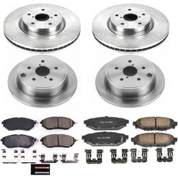 PWR-KOE6932, PowerStop Z17 Evolution Plus Stock Replacement Brake Kits for 2015-2021 WRX - KOE6932 in UAE, Dubai. Condition - new. Price 1,570 AED. Photo, seller contacts | AUTO.AE