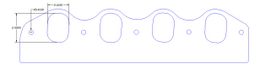 FOG-8364-2, Flatout Gaskets Intake Gaskets 8364.2 в ОАЭ, Дубай. Состояние - новое. Цена 280 AED. Фото, контакты продавца | AUTO.AE