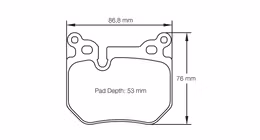 8085-RSL29, PAGID 8085-RSL29 Rear brake pads RSL29 BMW 3 Series [E90] M-Technic / Brembo في الإمارات, دبي. Condition - new. Price 1,540 AED. Photo, seller contacts | AUTO.AE