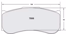 7806.01.30.34, PFC 7806.01.30.34 Brake pads RACE 01 CMPD 30MM front Bentley Continental GT3 в ОАЭ, Дубай. Состояние - новое. Цена 3 740 AED. Фото, контакты продавца | AUTO.AE