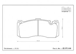 EIP144ME20, ENDLESS EIP144ME20 Front brake pads BMW E82/E87/E90/E91 Perf.Caliper in UAE, Dubai. Condition - new. Price 1,130 AED. Photo, seller contacts | AUTO.AE