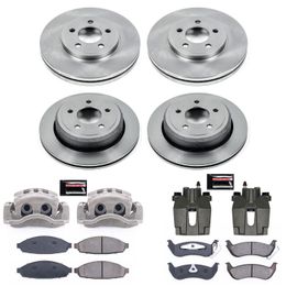 PWR-KCOE1365, PowerStop Z17 Evolution Plus Stock Replacement Brake Kits with Calipers for 2003-2011 CROWN VICTORIA, GRAND MARQUIS, 2003-2004 MARAUDER - KCOE1365 в ОАЭ, Дубай. Состояние - новое. Цена 3 060 AED. Фото, контакты продавца | AUTO.AE