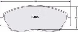 0465.21, PFC 0465.21 Brake Pads for HONDA Civic EX 1996-2011 / Civic exc Si 2004-2005 / Insight 2010-2012 (Z-RATED Compound) in UAE, Dubai. Condition - new. Price 480 AED. Photo, seller contacts | AUTO.AE