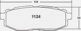 1124.13.16.44, PFC 1124.13.16.44 Rear Brake Pads for SUBARU BRZ / TOYOTA GT86 / GR86 في الإمارات, دبي. Condition - new. Price 1,470 AED. Photo, seller contacts | AUTO.AE