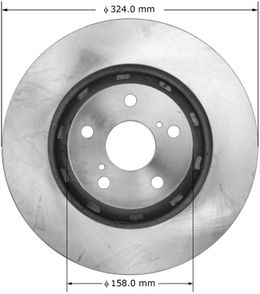 BEN-PRT5912, Bendix Brakes - Brake Rotors for 2009-2015 VENZA - PRT5912 в ОАЭ, Дубай. Состояние - новое. Цена 280 AED. Фото, контакты продавца | AUTO.AE