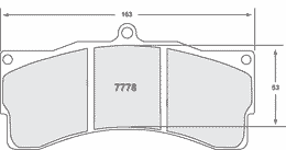 7778.06.30.44, PFC 7778.06.30.44 Brake pads RACE 06 CMPD 30MM BMW Z4 GT3 في الإمارات, دبي. Condition - new. Price 740 AED. Photo, seller contacts | AUTO.AE