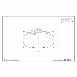 EP390SSY, ENDLESS EP390SSY Front brake pads LEXUS LS430 F30, TOYOTA CELSIOR UCF30/31 في الإمارات, دبي. Condition - new. Price 720 AED. Photo, seller contacts | AUTO.AE