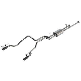 141027BC, BORLA 141027BC Exhaust System Cat-Back 2.25", S-Type (4" Black Chrome Tips) for TOYOTA Tundra 4.6L / 5.7L V8 2014-2021 в ОАЭ, Дубай. Состояние - новое. Цена 9 660 AED. Фото, контакты продавца | AUTO.AE