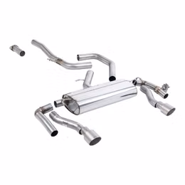 SSXHY180, MILLTEK SSXHY180 Filter-Back Exhaust, 3" (Brushed Titanium GT-100 Trims) for KIA Proceed GT 1.6 OPF/GPF 2019- in UAE, Dubai. Condition - new. Price 10,700 AED. Photo, seller contacts | AUTO.AE