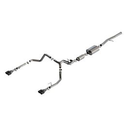 140994CFBA, BORLA 140994CFBA Cat-Back Exhaust System 2.75" S-Type (3.5" Carbon Fiber Tips) for CHEVROLET Silverado 1500 2024 / GMC Sierra 1500 2024 in UAE, Dubai. Condition - new. Price 13,850 AED. Photo, seller contacts | AUTO.AE
