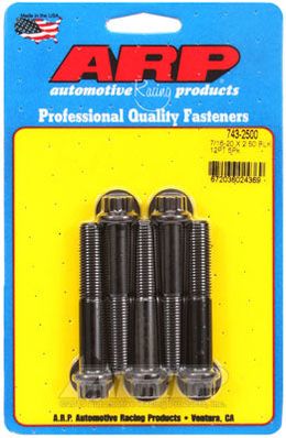 743-2500, ARP 743-2500 SAE Bolt Kit 7/16-20 x 2.500 12pt black oxide bolts in UAE, Dubai. Condition - new. Price 220 AED. Photo, seller contacts | AUTO.AE