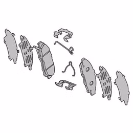 ADO-85153469, ACDelco GM Genuine Parts Disc Brake Pads 85153469 in UAE, Dubai. Condition - new. Price 470 AED. Photo, seller contacts | AUTO.AE