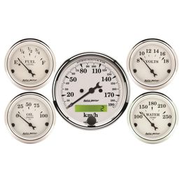 ATM-1602-M, AutoMeter Old Tyme White Series Analog Gauge Kits 1602-M в ОАЭ, Дубай. Состояние - новое. Цена 2 240 AED. Фото, контакты продавца | AUTO.AE