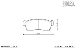 EP361SSY, ENDLESS EP361SSY Brake pads في الإمارات, دبي. Condition - new. Price 720 AED. Photo, seller contacts | AUTO.AE