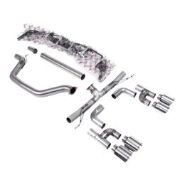 SSXVW692, MILLTEK SSXVW692 Cat-Back Exhaust, 3.15" (Polished GT-115 Tips) for VW Golf GTI (MK8) in UAE, Dubai. Condition - new. Price 11,110 AED. Photo, seller contacts | AUTO.AE