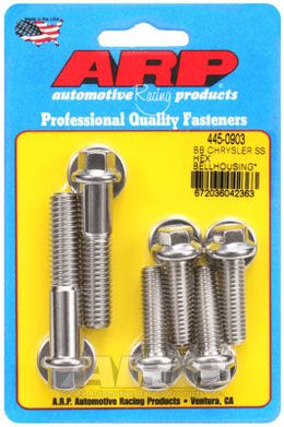 445-0903, ARP 445-0903 Bellhousing Bolt Kit for Chrysler/Dodge BB 383-440 Wedge. SS hex in UAE, Dubai. Condition - new. Price 260 AED. Photo, seller contacts | AUTO.AE