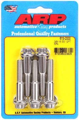 615-2000, ARP 615-2000 SAE Bolt Kit 3/8-16 x 2.000 12pt 7/16 wrenching SS bolts في الإمارات, دبي. Condition - new. Price 250 AED. Photo, seller contacts | AUTO.AE
