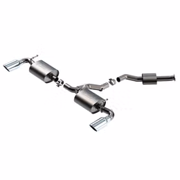 141010, BORLA 141010 Exhaust System Cat-Back S-Type, 2.25" (4" Bright Chrome Tips) for TOYOTA RAV4 Hybrid 2.5L 2019–2025 في الإمارات, دبي. Condition - new. Price 6,710 AED. Photo, seller contacts | AUTO.AE