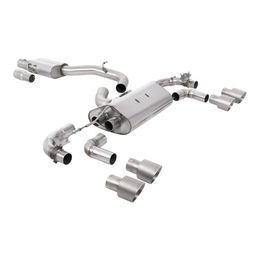 SSXVW653, MILLTEK SSXVW653 Cat-Back Exhaust, 3.15" (Titanium GT-100 Tips) for VW Golf R (MK7.5) в ОАЭ, Дубай. Состояние - новое. Цена 14 420 AED. Фото, контакты продавца | AUTO.AE