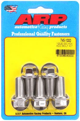 745-1000, ARP 745-1000 SAE Bolt Kit 1/2-20 x 1.000 hex SS bolts в ОАЭ, Дубай. Состояние - новое. Цена 260 AED. Фото, контакты продавца | AUTO.AE