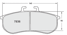 7836.13.28.44, PFC 7836.13.28.44 Brake pads RACE 13 CMPD 28mm ZR27 & ZR54 PORSCHE 996 GT2/996 GT3RS في الإمارات, دبي. Condition - new. Price 4,340 AED. Photo, seller contacts | AUTO.AE
