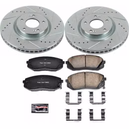 PWR-K7083, PowerStop Z23 Evolution Sport Brake Upgrade Kits for 2014-2016 CADENZA, 2015 SONATA, 2015-2017 TUCSON - K7083 in UAE, Dubai. Condition - new. Price 1,320 AED. Photo, seller contacts | AUTO.AE