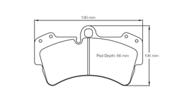 2845-RSL29, PAGID 2845-RSL29 Front brake pads RSL29 PORSCHE Cayenne 4.5/Turbo (18” Wheel) في الإمارات, دبي. Condition - new. Price 3,240 AED. Photo, seller contacts | AUTO.AE